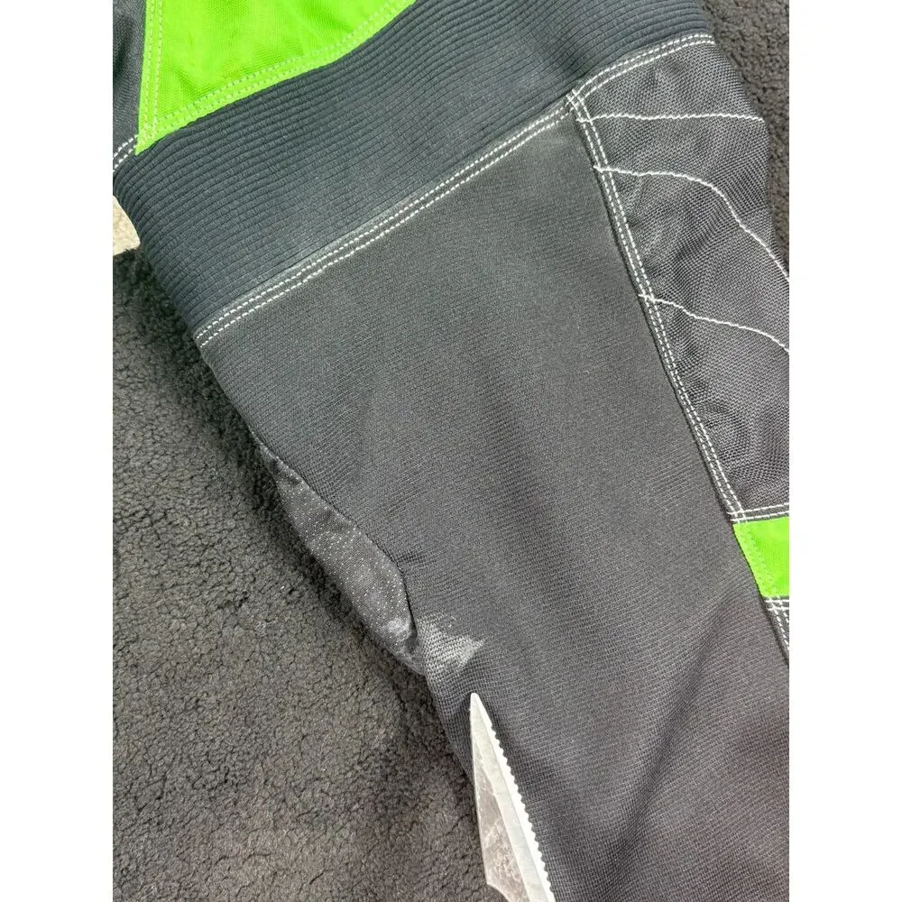 MOOSE Racing Pants Mens 36x28 Green Black M1 Motorcross Padded Riding Dirt Bike